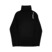 [MARNI] MARNI Wool-blend sweater with embroidered logo Kids 14Y 14Y Black