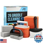 RTT Griddle Cleaning Kit for Blackstone 26 Pieces - Heavy Duty Grill Cleaner
