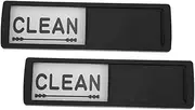 HOOTNEE 2pcs Clean Dirty Dishwasher Magnet Sign Magnetic Indicator for Dishwasher Door Easy Slide Read Kitchen Organization Tool
