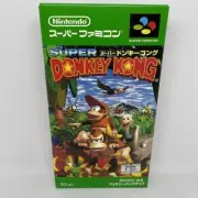 Super Donkey Kong Country BOXED SNES Super Famicom Japan Vintage From JAPAN