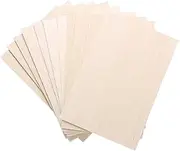 10 Pack Unfinished Wood Sheets,Balsa Wood Thin Wood Board for Boat Arts and Crafts,DIY Ornaments