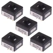 5 x 25149NLDH APEM On-Off-On Professional PCB Slide Switch High Actuator DPDT