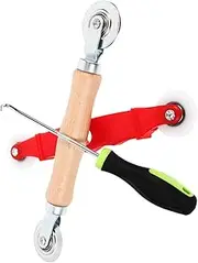 Screen Roller Tool Kit Spline Hook Bearing Simplify Screen Replacement Repair for Patio Porch Garden Doors