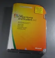Microsoft MS Office 2007 Home and Student for 3 PCs Full English-NEW SEALED BOX-