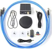 50K-500MHz Full Band Loop Active Receiver Antenna HF AM FM VHF UHF SDR Radio Receiving Antenna White