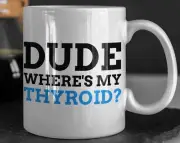 Funny Thyroid Mug 11oz 330ml Thyroidectomy Gifts Thyroid Cancer Mug Thyroid Remo