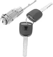 COMPUKAS 1 Set Ignition Lock Cylinder for Civic Auto Key Switch Assembly Reliable Cylinder Ignition Part Compatible Vehicle Lock System for Automotive Repair and Personal Use