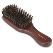Beard Brush for Men Smooths Softens Beard and Exfoliates Skin and Scalp, 100%...
