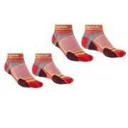 [Bridgedale] Low Cut Trail Run Ultralight T2 Coolmax Socks (Red) - Large