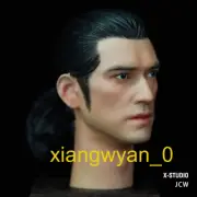 1/6 Takeshi Kaneshiro Ponytail Hair male Head Sculpt Fit 12'' Figure
