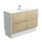 Fienza Rotondo Amato 1200 Vanity on Kickboard Scandi Oak ROT120BSWK