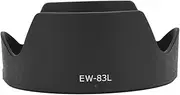 Len Hood,EW-83L Camera Mount Lens Hood for Canon EF 24-70mm f/4l L is USM Lens,Protect The Lens from Scratches, Fingerprint