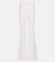 [Safiyaa] Safiyaa Halluana high-rise flared pants AU 14 white
