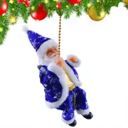 Christmas Decoration Santa Claus Electric Climbing Hanging Xmas Ornament Santa