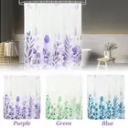 Eucalyptus Shower Curtain Polyester Plant Leaf Bath Curtain Waterproof wuRcw