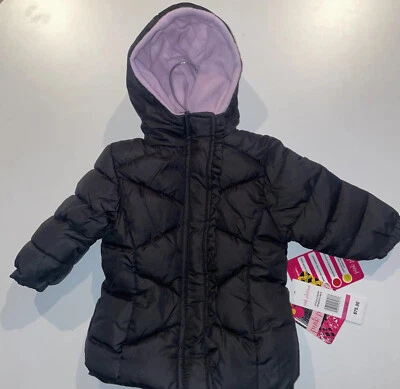 Infant Winter Hooded Puffer Jacket water resistant size 12 months