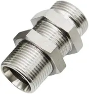 Male Full Thread 304 Stainless Steel Water Tank Nipple Pipe Fitting Connector Coupler Adapter(Length 200mm,1")