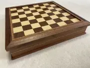 Vintage Wooden Chess/Backgammon Set 15x15