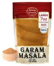 Garam Masala Spice Powder 7-Ounce Vegan Indian Spice Blend Salt Free