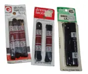 Lot of 7 pairs Vintage 1979 Dress Shoelaces Brown Black Glenco Gray Drugs