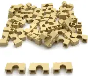 Lego 50 New Tan Arches 1 x 3 Parts
