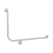 3monkeez 960 x 600mm 32mm Stainless Steel Right Handed Angled Grab Rail