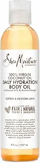 SheaMoisture 100% virgin coconut oil massage oil moisturizer, 8 Fluid Ounce