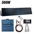 12V 300W Folding Solar Panel Blanket Flexible Solar Mat Mono Power USB Regulator