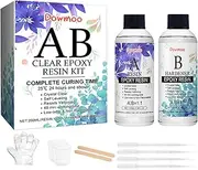 ETUCYNG Resin Epoxy - Resin and Hardener Kit - 1:1 Mix, No Yellowing No Bubble Art Resin Epoxy Resin & Hardener for Art Crafts, Jewelry Making, Resin Molds