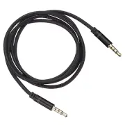 3.5mm 1/8" Male TRS to 6.35mm 1/4" Male TRS Audio Cable 3.3Ft/1M Black
