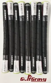8 Lamkin Sonar+ Wrap Calibrate Black Standard Golf Grips .60 Reminder 101925