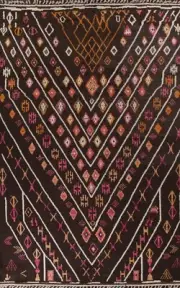 Geometric Tribal Moroccan Oriental Area Rug Hand-knotted Plush Wool Carpet 10x15
