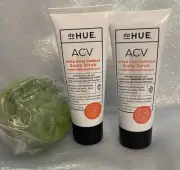 dp HUE ACV Apple Cider Vinegar Scalp Scrub X 2