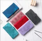 Zip Wallet Case For iPhone 16 Pro Max 15 Plus 14 Leather Flip Stand Phone Cover