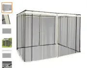 Outsunny Replacement Mesh Mosquito Netting Screen for 12 ft x 12 ft Patio Gazebo
