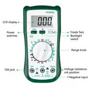 Digital Multimeter Pocket Electrical Tester For Voltage Current Resistance Diode