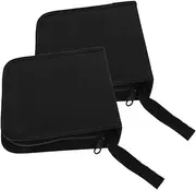 MUCKLILY 2pcs 40 Mini CD Package Disc Storage CD Storage Files Folders Strap for Carrying CD Dvd Storage Mini Binder Disc Holder Case Album Case Dvd Bag CD Dvd Binder Bag Car Dvd Binder Pp