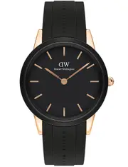 Daniel Wellington DW00100425 Black Silicone Womens Watch