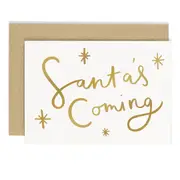 Santa's Coming Card