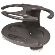 Taco Double Tumbler Poly Drink Holder Black #P01-2020B