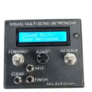 Lone Buck Guitars Visual Multi-Song Metronome Pedalboard Stomp Box Silent