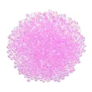 2000 Pcs Glass Seed Beads, 2mm Mini Glass Seed Spacer Bead, Light Purple
