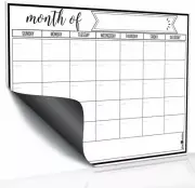 White Board Calendar for wall Fridge Magnetic Whiteboard Monthly Planner