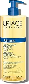 Uriage Xémose Cleansing Soothing Oil 500ml - Face & Body Wash for Dry Skin, Prone To Atopy - Cleanses, Nourrishes & Provides Long-lasting Comfort - Fragrance & Soap-free - Physiological pH