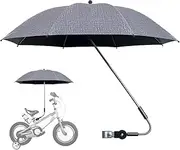 Baby Stroller Umbrella Parasol - UPF 50+ Pram Parasol, UV Protection Pram Umbrella with Adjustable Clamp, Waterproof Umbrella Stroller for Pushchair Wheelchair Beach Chair