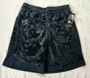 AND1 Mens Size Large Ebony Black *Clutch Shooter* Performance BASKETBALL SHORTS