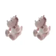 2x Gibson Gifts Plush Dinosaur Cuddles Kids/Children Soft Cuddly Toys Assorted