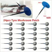 24x Qulity Car Tire Tyre Repair Mushroom Plug Patch Rubber Pads For BMW 60x9mm