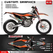 MX Custom Graphics Decal Kit for EXC XCW 150 250 300 350 450 500 2017 2018 2019