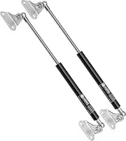 IAQWE 20 Inch 80Lbs/356N Gas Struts Spring Shocks with L-Type Mounts for RV Bed Storage Heavy-Duty Tool Box Cabinet Trap Door Truck Canopy Cover Trailer Floor Hatch 2pcs by